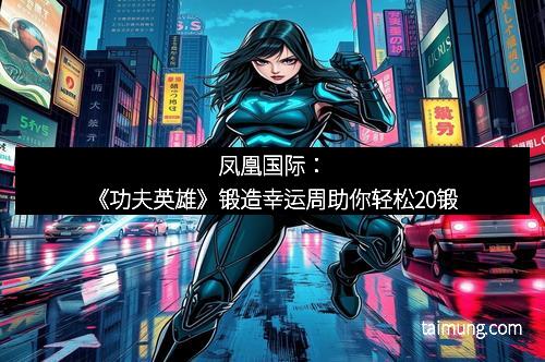 凤凰国际：《功夫英雄》锻造幸运周助你轻松20锻